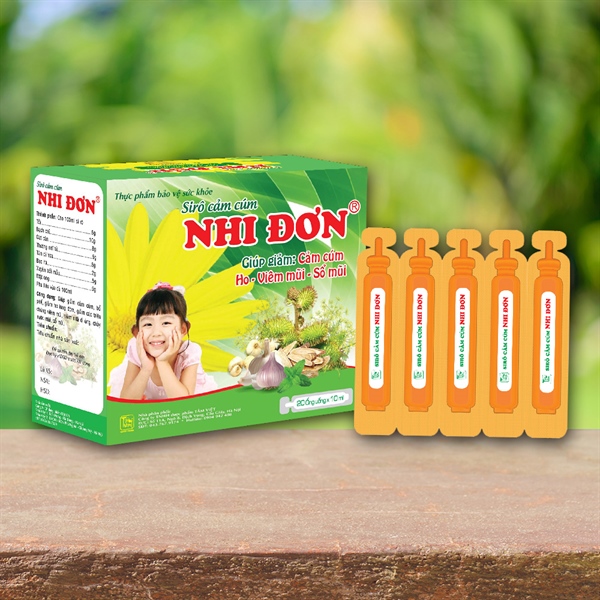 Siro cảm cúm Nhi Đơn (Hộp 20 ống x 10ml) - Tâm Việt