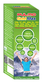 Pulmo gold max 100ml (Bổ phế, giảm ho) - Golden Health