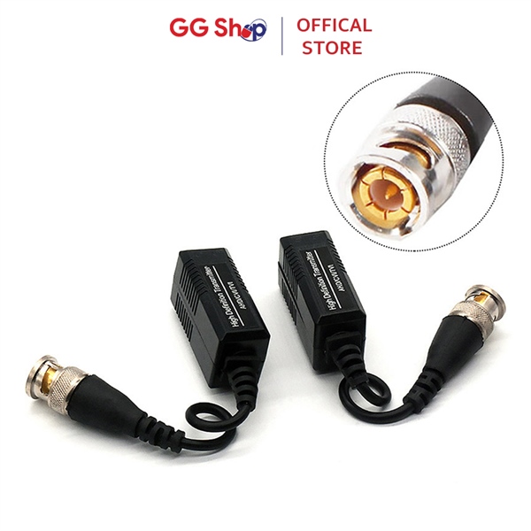 Cặp Balun Video Thu Phát Cho Camera An Ninh Quan Sát BNC