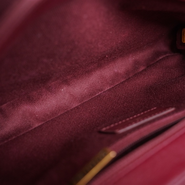 Túi Chanel đeo chéo đỏ đô (17005990) sz27 (HN) KG+