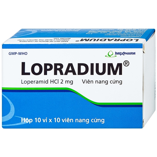 Lopradium loperamid 2mg Imexpharm