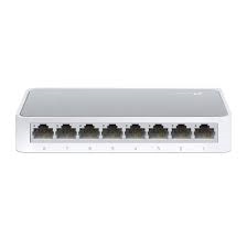 Thiết bị chuyển mạch 8 cổng (Switch 8P), tốc độ 10/100 Mbps, 5V 0.6A, vỏ nhựa - Và dịch vụ lắp đặt tận nơi