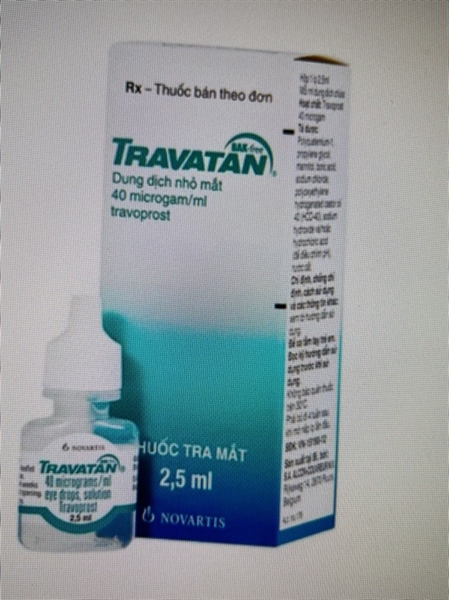 Thuốc tra mắt Travatan 2,5ml - Bỉ