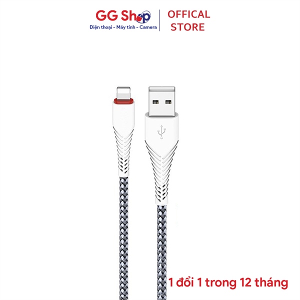 Cáp Sạc Iphone TPVN Bọc Dù BH 12 Tháng