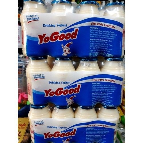 Sữa chua uống yogood Thái Lan lốc 4 chai x 85ml
