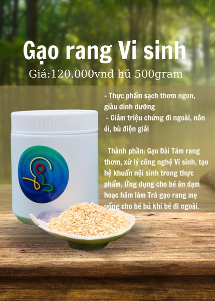 Gạo rang vi sinh 500g