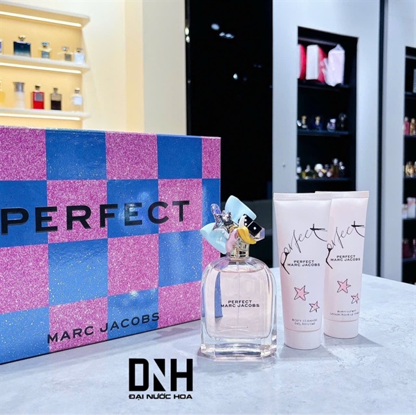 Marc Jacobs Perfect 100ml + 75ml body + 75ml sữa tắm