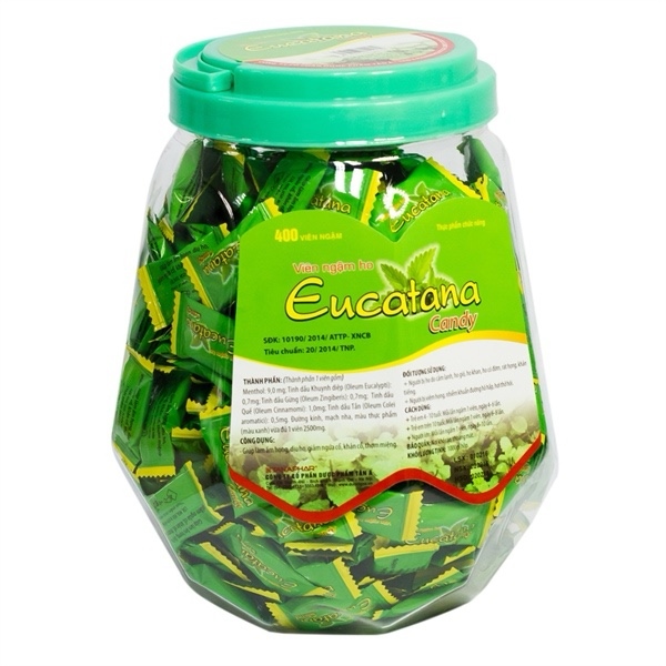 Kẹo ngậm eucatana( lọ 300 viên)
