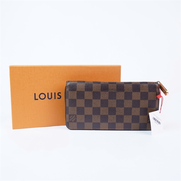 Ví LV ô vuông nâu (CA0123) (LT) KG+