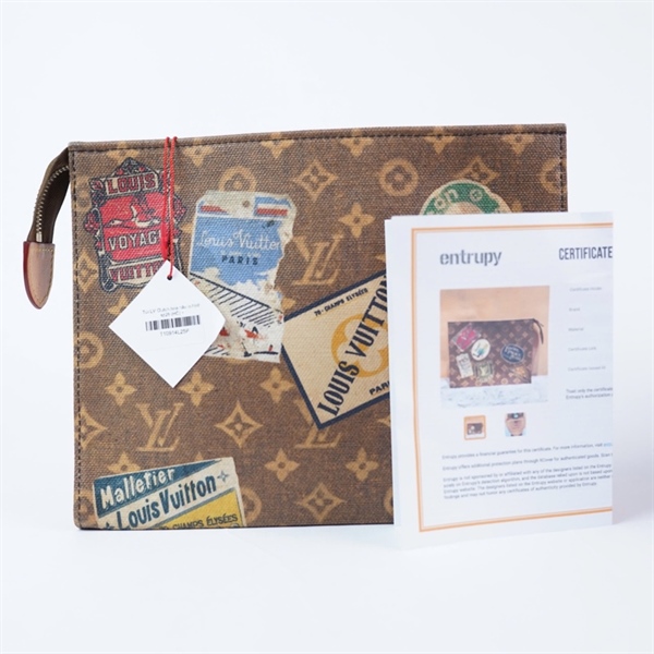 Túi LV Clutch hoa nâu in hình sz25 (HC) +