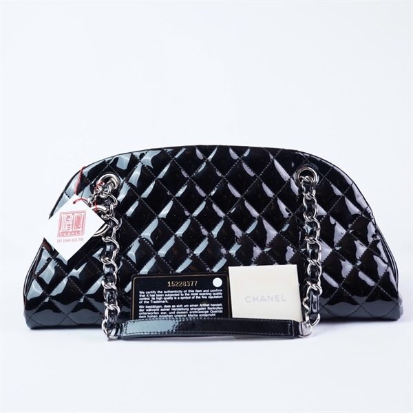 Túi Chanel đen bóng (15228377) sz34 KG+