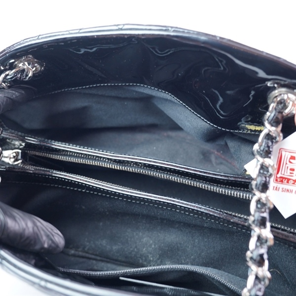Túi Chanel đen bóng (15228377) sz34 KG+