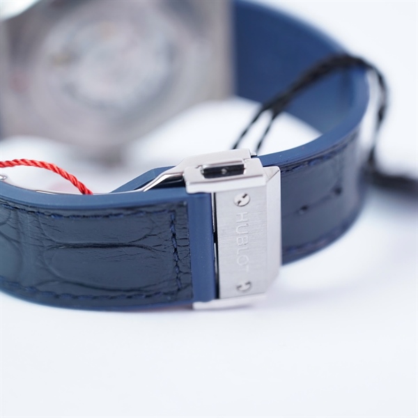 Đồng hồ Hublot dây xanh đen (1479003) +