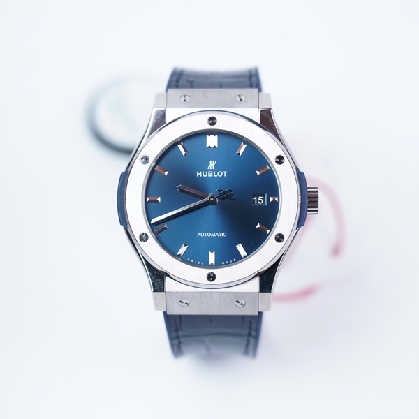 Đồng hồ Hublot dây xanh đen (1479003) +