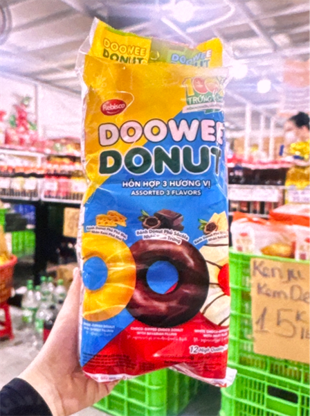 Bánh Doowee Donut 360g ( 01627 có dâu )