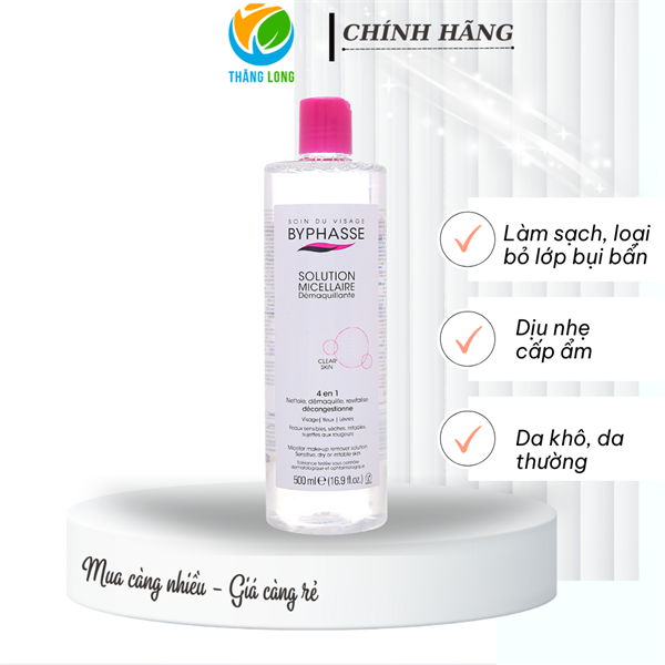 Nước Tẩy Trang Byphasse Cho Mọi Loại Da 500ml