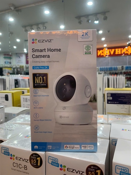 Camera wifi EZVIZ C6N 3M xoay 360 độ