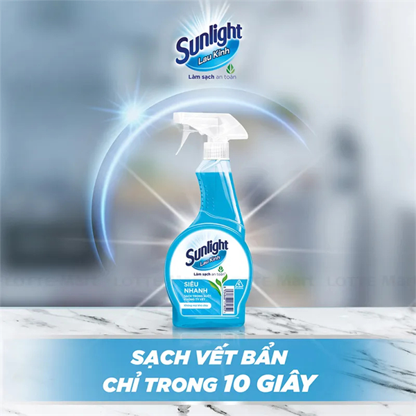 SUNLIGHT Nước Lau Kính Siêu Nhanh 520ml