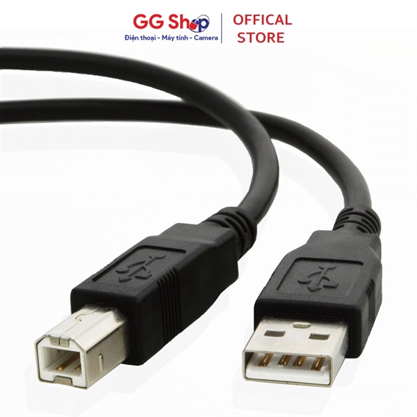 Dây Cáp USB 2.0 Kết Nối Máy In với Máy Tính PC, Laptop