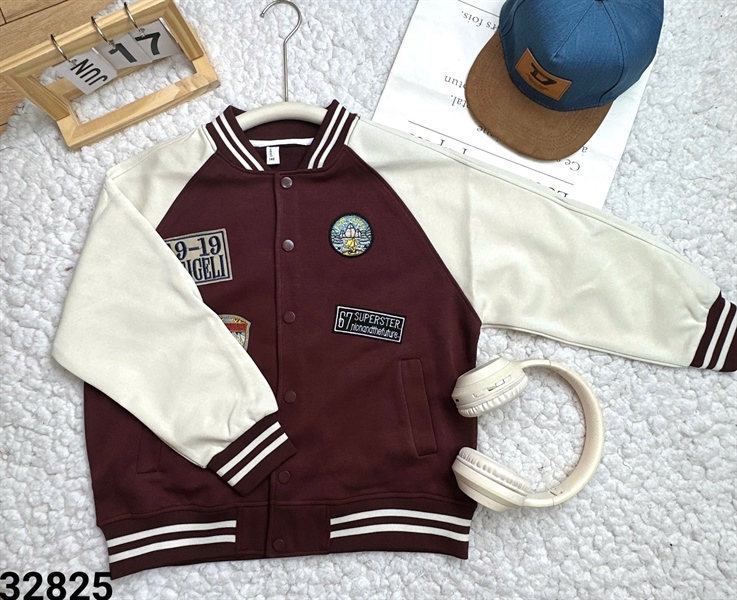 32825-Áo Khoác Bomber Chữ Super