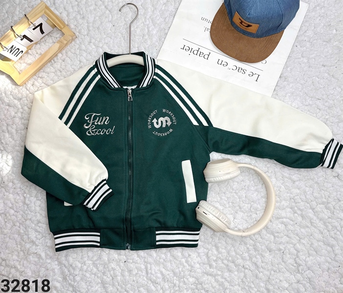 32818-Áo Khoác Xanh Lá Tool & Cool