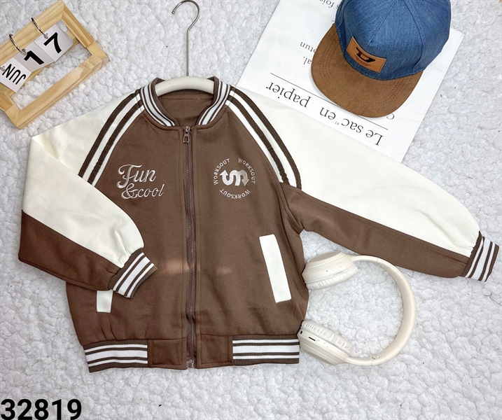 32819-Áo Khoác Nâu Tool & Cool