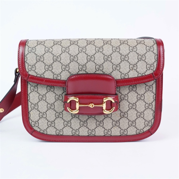 Túi GG 1955 xám viền đỏ (A031424029) sz25 (HT) KG +