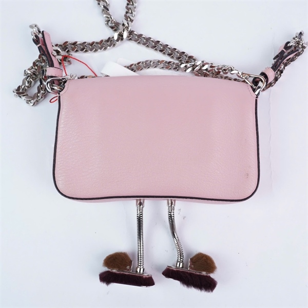 Túi Fendi đeo chéo hồng 2 strap (8M0354-SHT-178-9851) sz15 (A-T) KG+