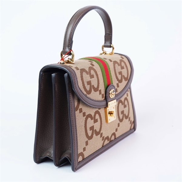 Túi GG Ophidia Handle nâu (B03764617) (HT) +