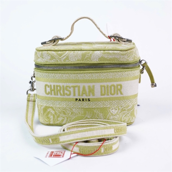 Túi Dior Vanity xanh (50-MA-0251) sz18 (A-T) KG+