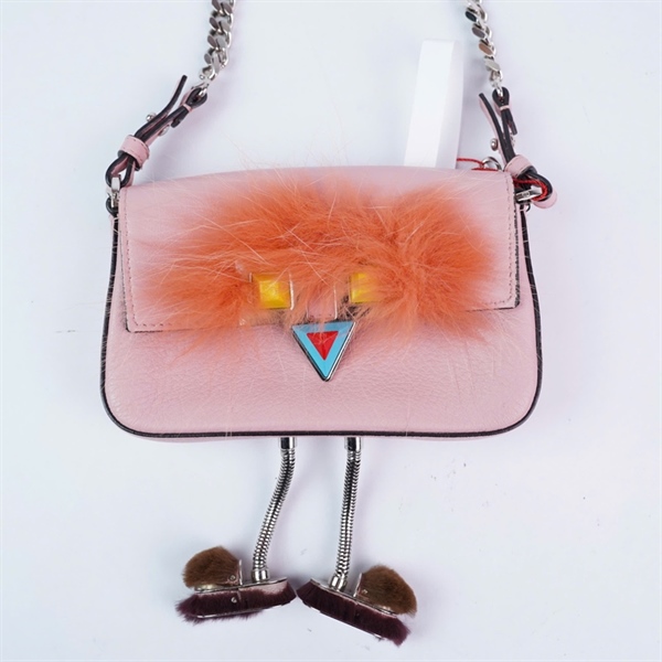 Túi Fendi đeo chéo hồng 2 strap (8M0354-SHT-178-9851) sz15 (A-T) KG+