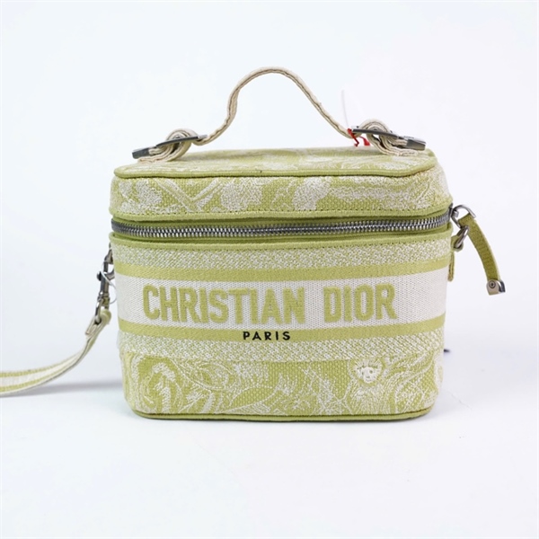 Túi Dior Vanity xanh (50-MA-0251) sz18 (A-T) KG+