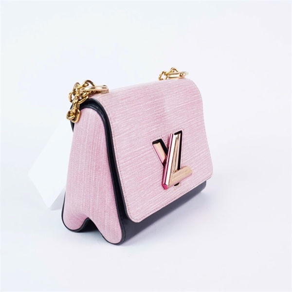 Túi LV Twist hồng phối đen (FL1177) sz18 (A-T) KG+