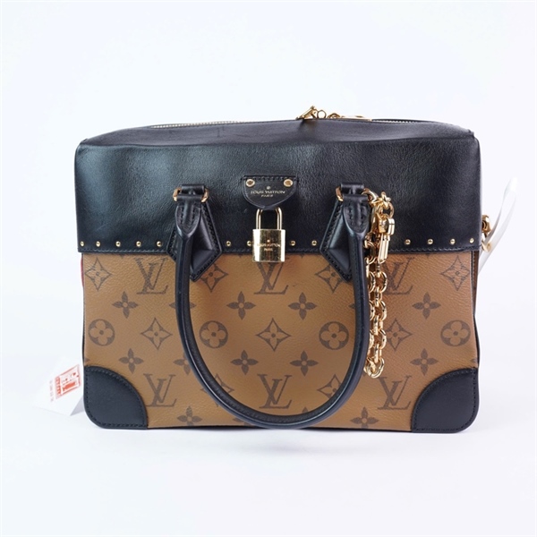 Túi LV hoa nâu phối đen kèm ổ+ 2 chìa (BA5117) sz26 (A-T) KG+