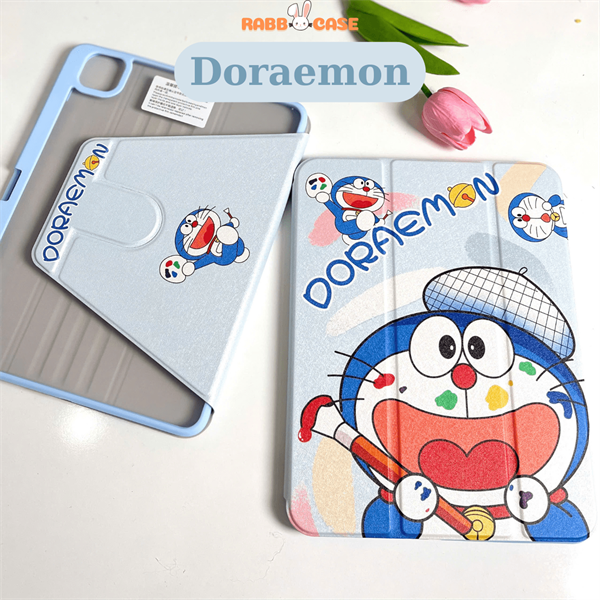 Bao da xoay 360 độ HOẠT HÌNH, mặt lưng trong suốt cho iPad Mini 6 | Mini 7