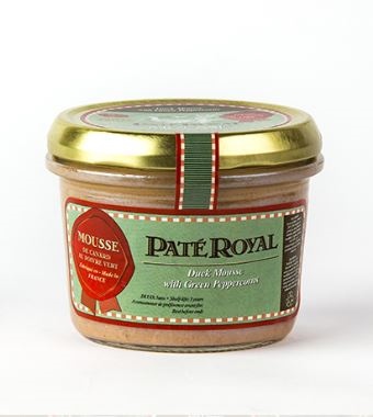 Pate Royal - Duck Mousse & Green Peppercorn 180g ( Gan Vịt Vị Tiêu Xanh )