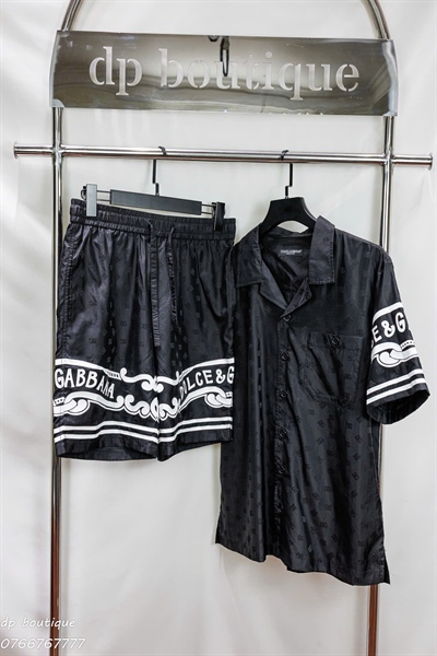 D.G printed silk shirt 2025