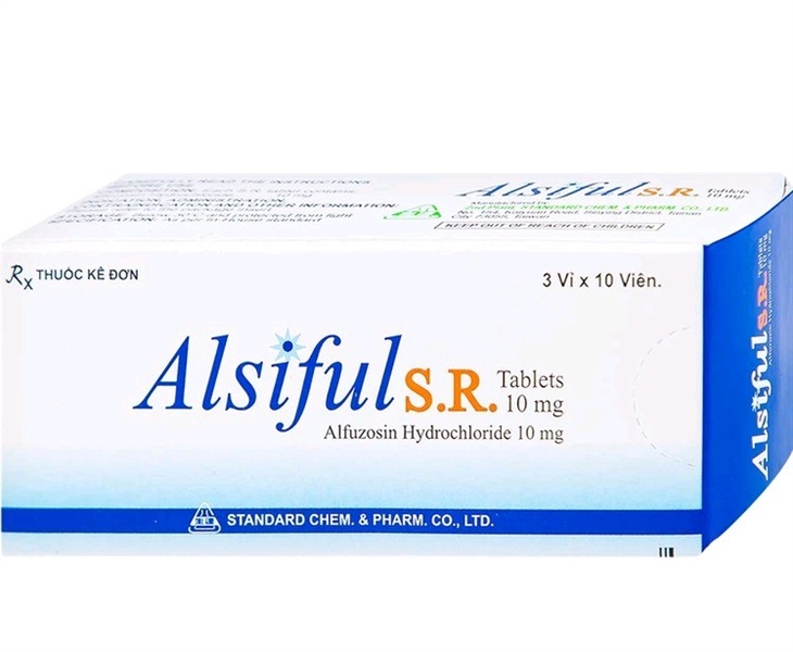 Thuốc Alsiful S.R 10mg Standard điều trị phì đại lành tính tuyến tiền liệt (Hộp 3 vỉ x 10 viên)
