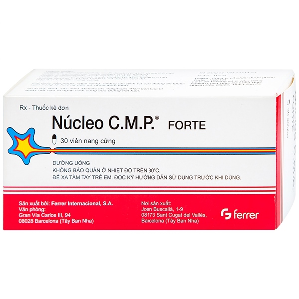 Nucleo C.M.P Forte (Hộp 6 vỉ x 5 viên) - Tây Ban Nha