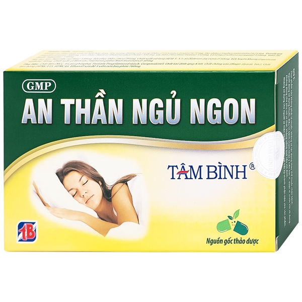 Thực phẩm chức năng An thần ngủ ngon Tâm Bình (Hộp 2 vỉ x 10 viên) - VN
