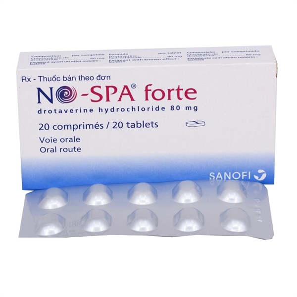 Nospa forte 80mg (H*2vỉ*10viên) - Sanofi