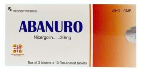Thuốc Abanuro 30mg Phương Đông Điều trị sa sút trí tuệ,tăng lưu thông máu mạch ngoại vi và não (Hộp 3 vỉ x 10 viên)