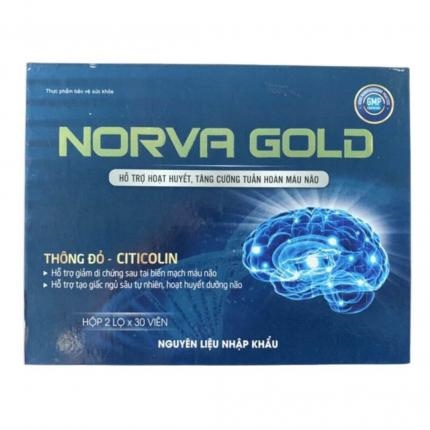 Norva gold (Hỗ trợ hoạt huyết) (H*2lọ*30viên) - Vgas