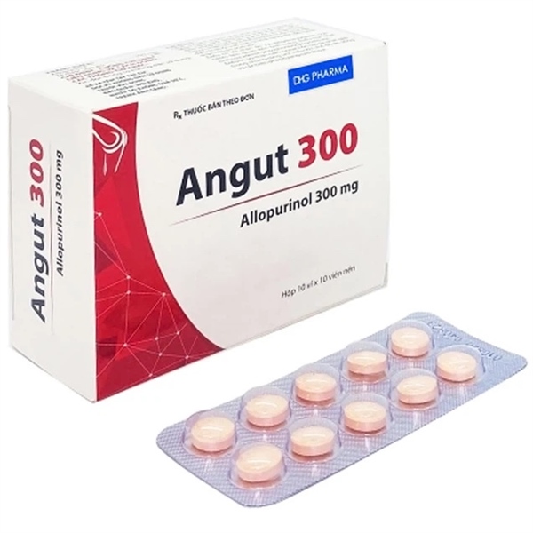 Thuốc Angut 300 (Allopurinol 300mg ) (H*10vỉ*10viên) - Hậu Giang (Viên)