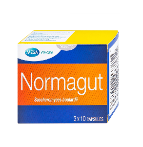 Normagut (Phòng và điều trị tiêu chảy) (H*3vỉ*10viên) - Germany