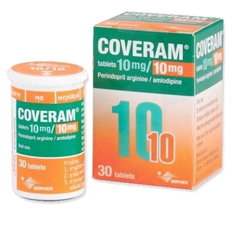 Coveram 10mg -10mg (Lọ*30viên) - Servier