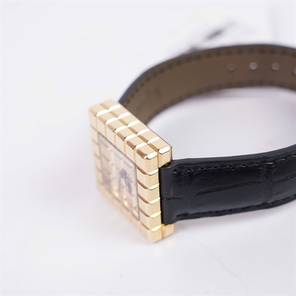 Đồng hồ Chopard Ice Cube đen có giấy kiểm định (736882) sz25 (HC) +