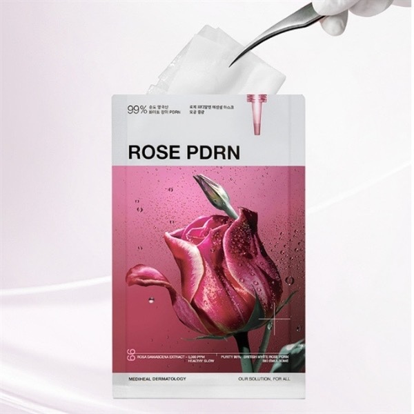 Mặt Nạ Mediheal Rose PDRN Essential Mask Healthy Glow