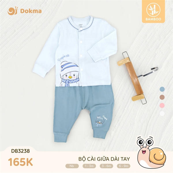 DB3238 - 3M/9M Bộ cài giữa dài tay HT