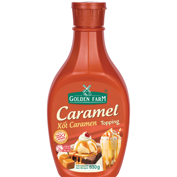 GOLDEN FARM XỐT TOPPING CARAMEL 630G